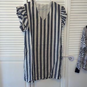 First Monday Striped Dress Small